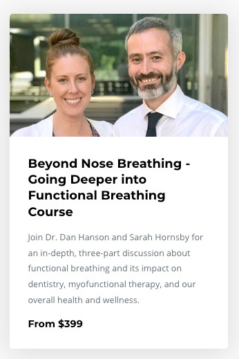 Functional Breathing course with Dr Dan Hanson and Sarah Hornsby