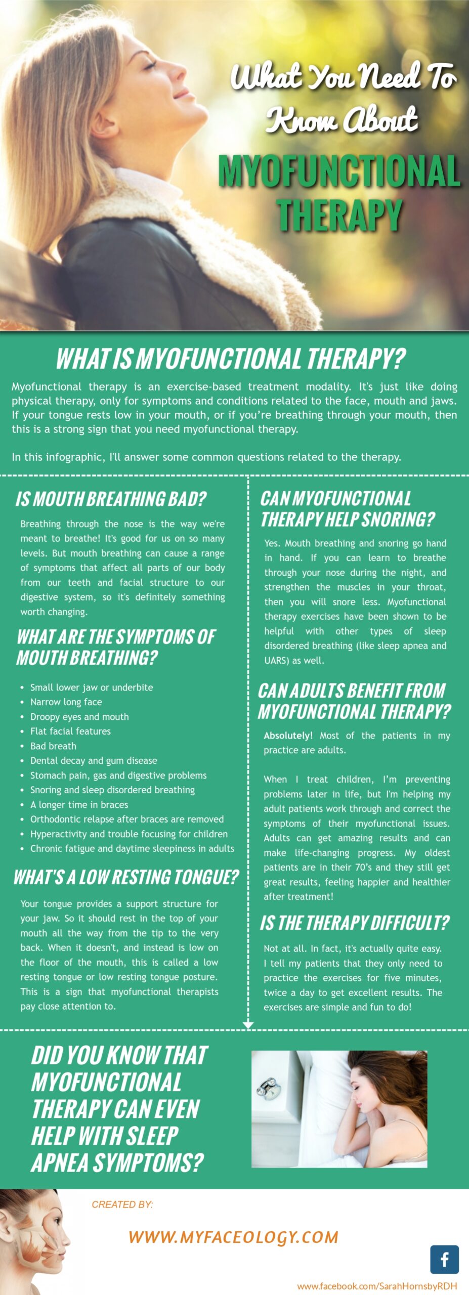 Myofunctional Therapy Infographic – What Is Myofunctional Therapy? -  Faceology